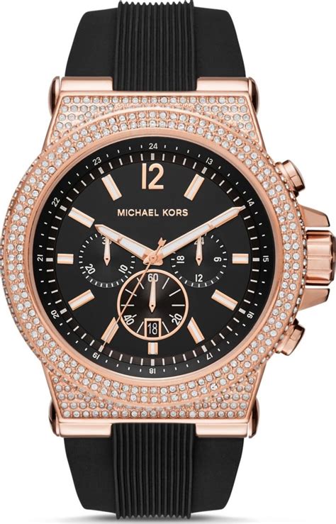 michael kors dylan rose gold tone stainless steel watch|michael kors rose watch.